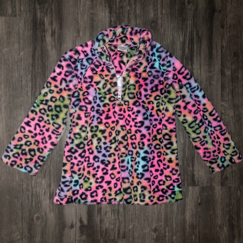 Kids Tie Dye Plush Pullover